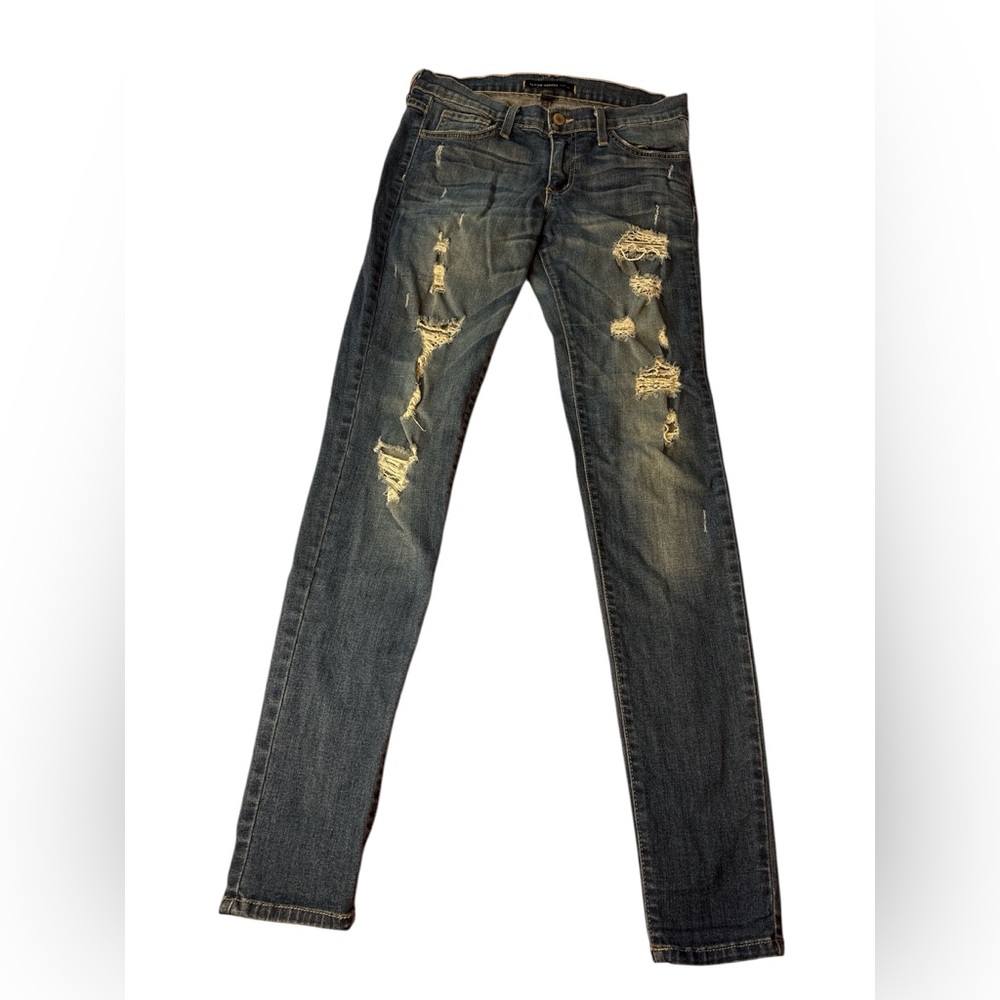 Flying Monkey Distressed Denim Skinny Jeans